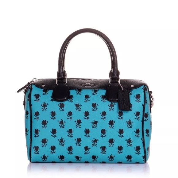 Coach Mini Bennett Satchel Badlands Turquoise - Picture 2 of 4